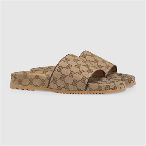 chancleta gucci de hombre|Sandalias tipo chancla GG para hombre .